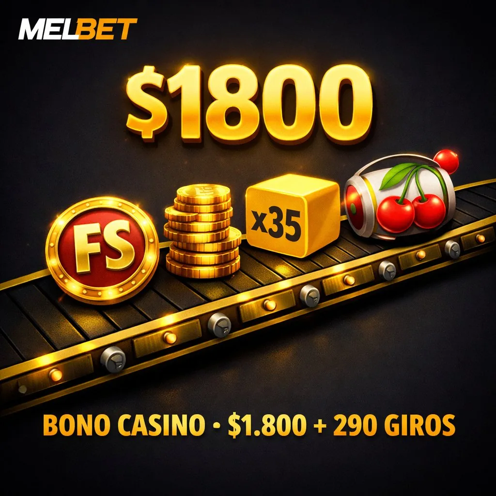 Melbet bono cinta transportadora monedas FS multiplicadores fondo oscuro